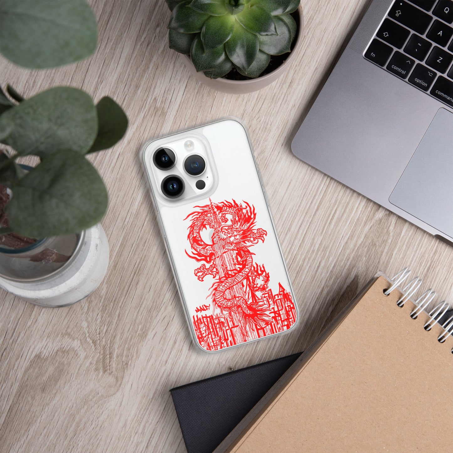 Year Of The Dragon Crimson iPhone® Case