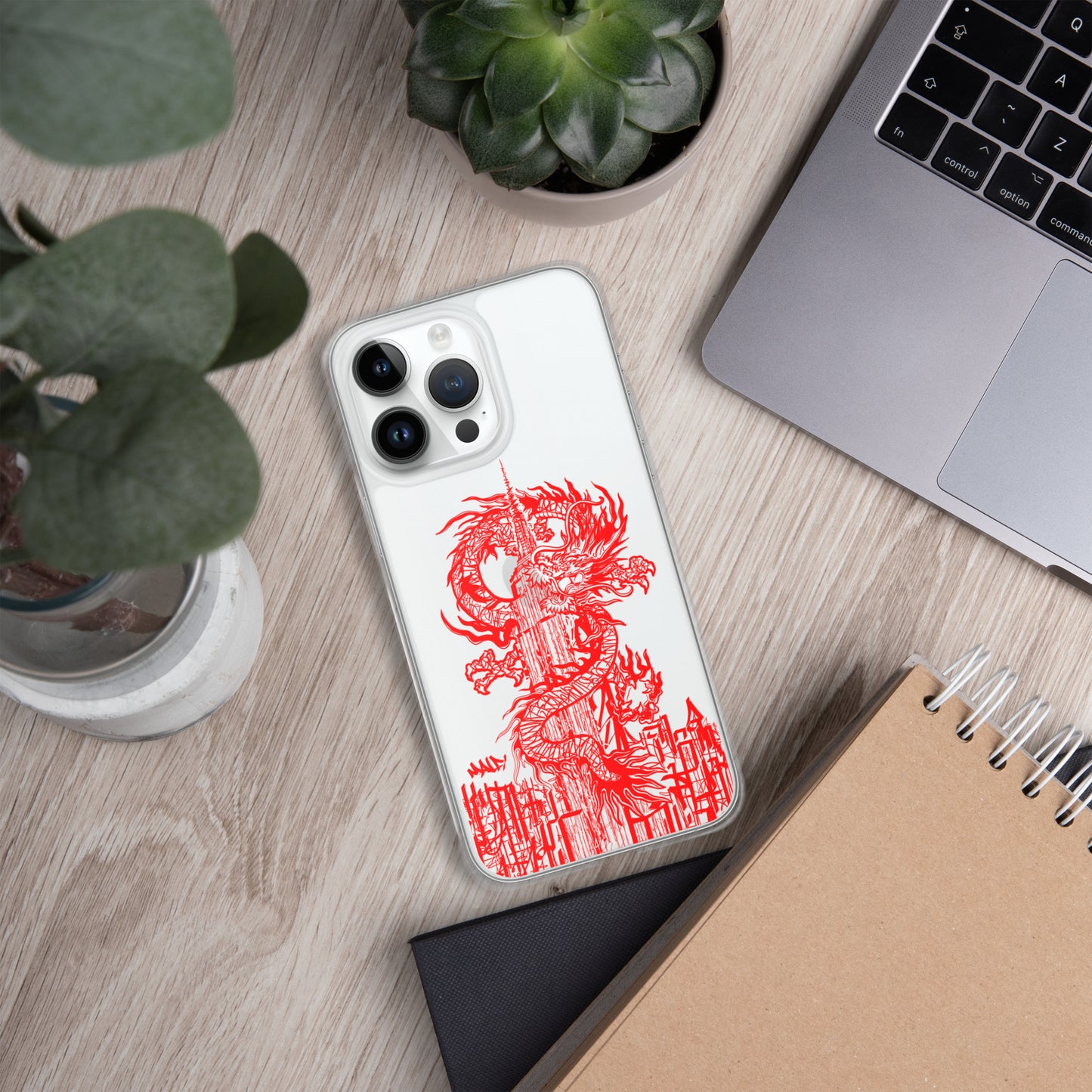 Year Of The Dragon Crimson iPhone® Case