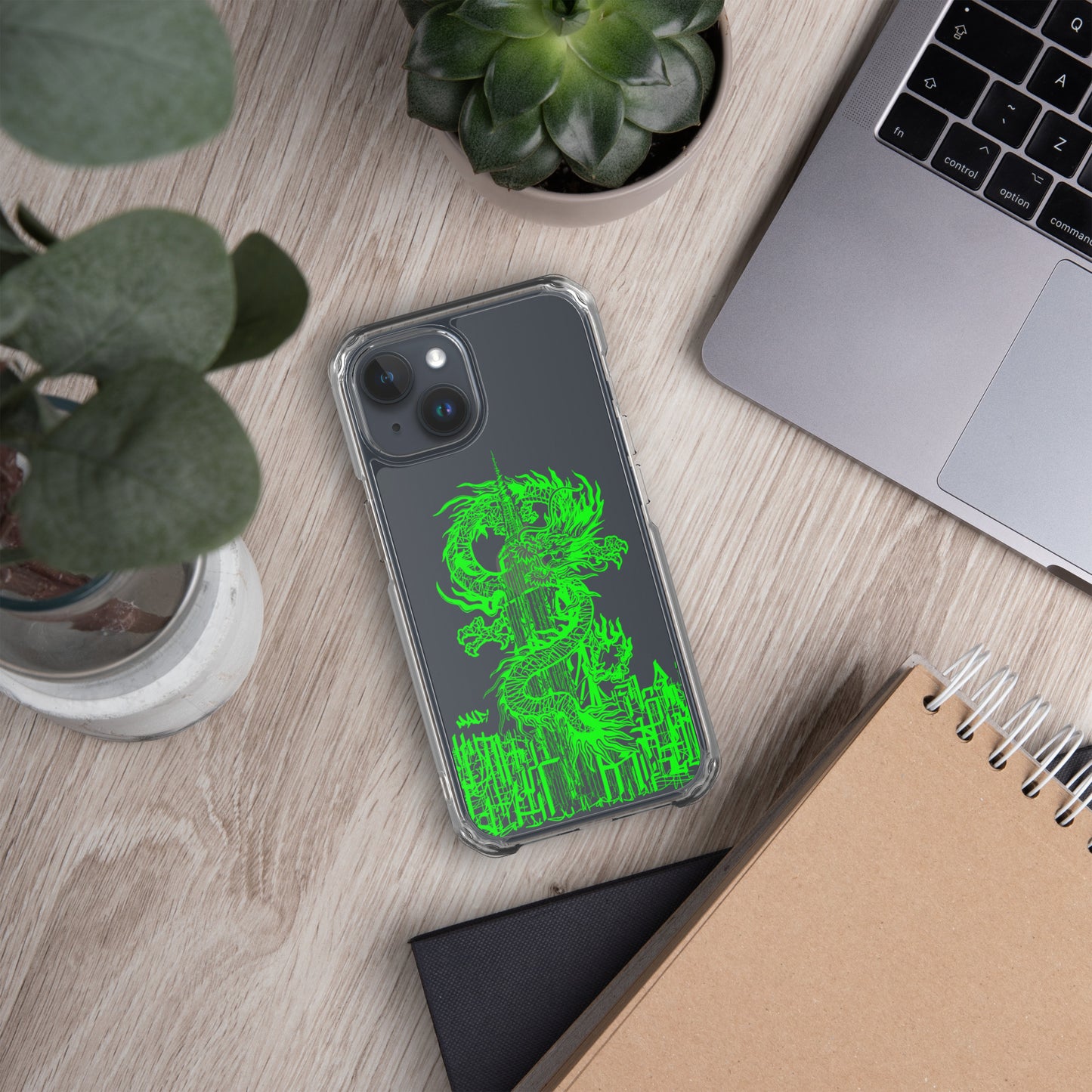 Year Of The Dragon for iPhone® Case Emerald