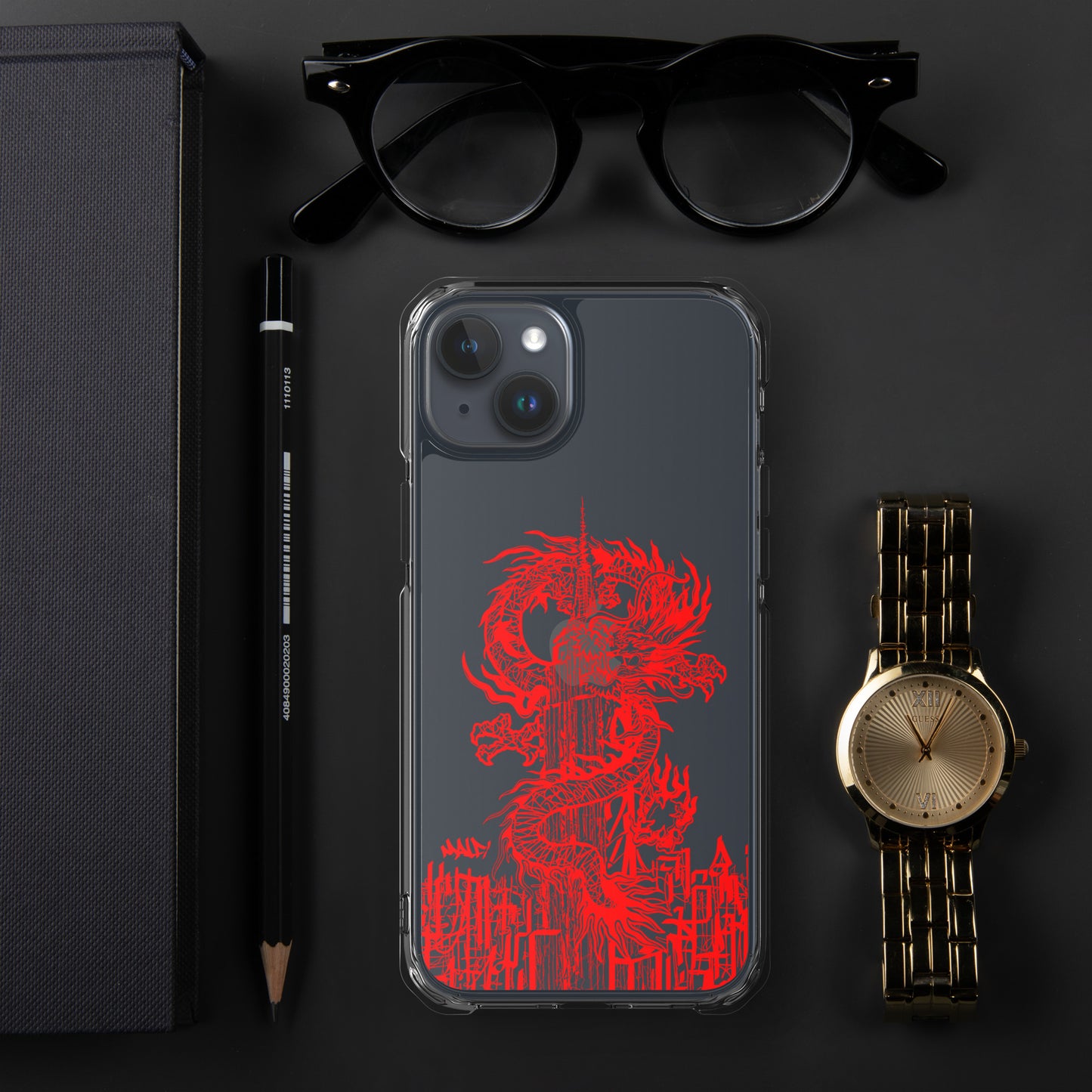 Year Of The Dragon Crimson iPhone® Case