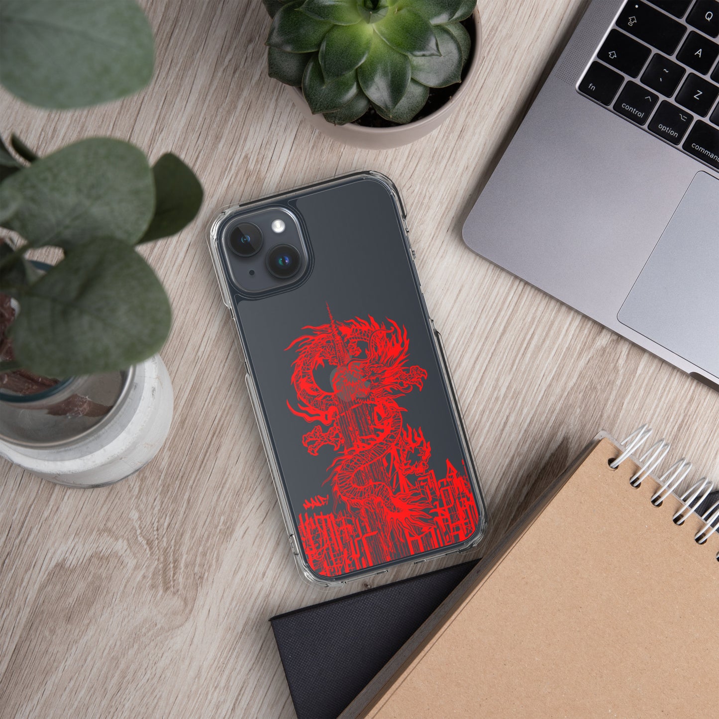 Year Of The Dragon Crimson iPhone® Case