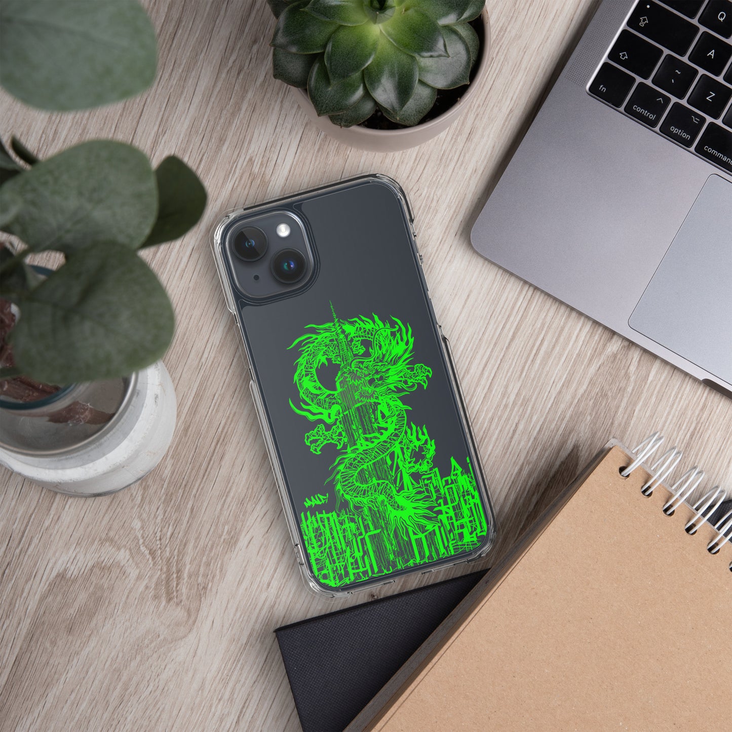 Year Of The Dragon for iPhone® Case Emerald