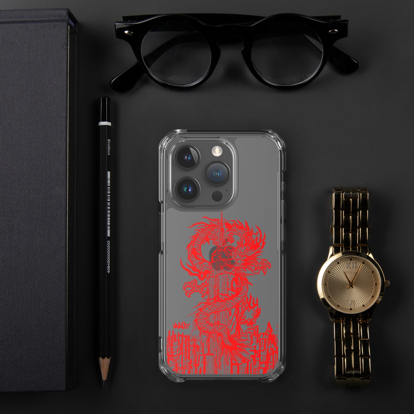 Year Of The Dragon Crimson iPhone® Case