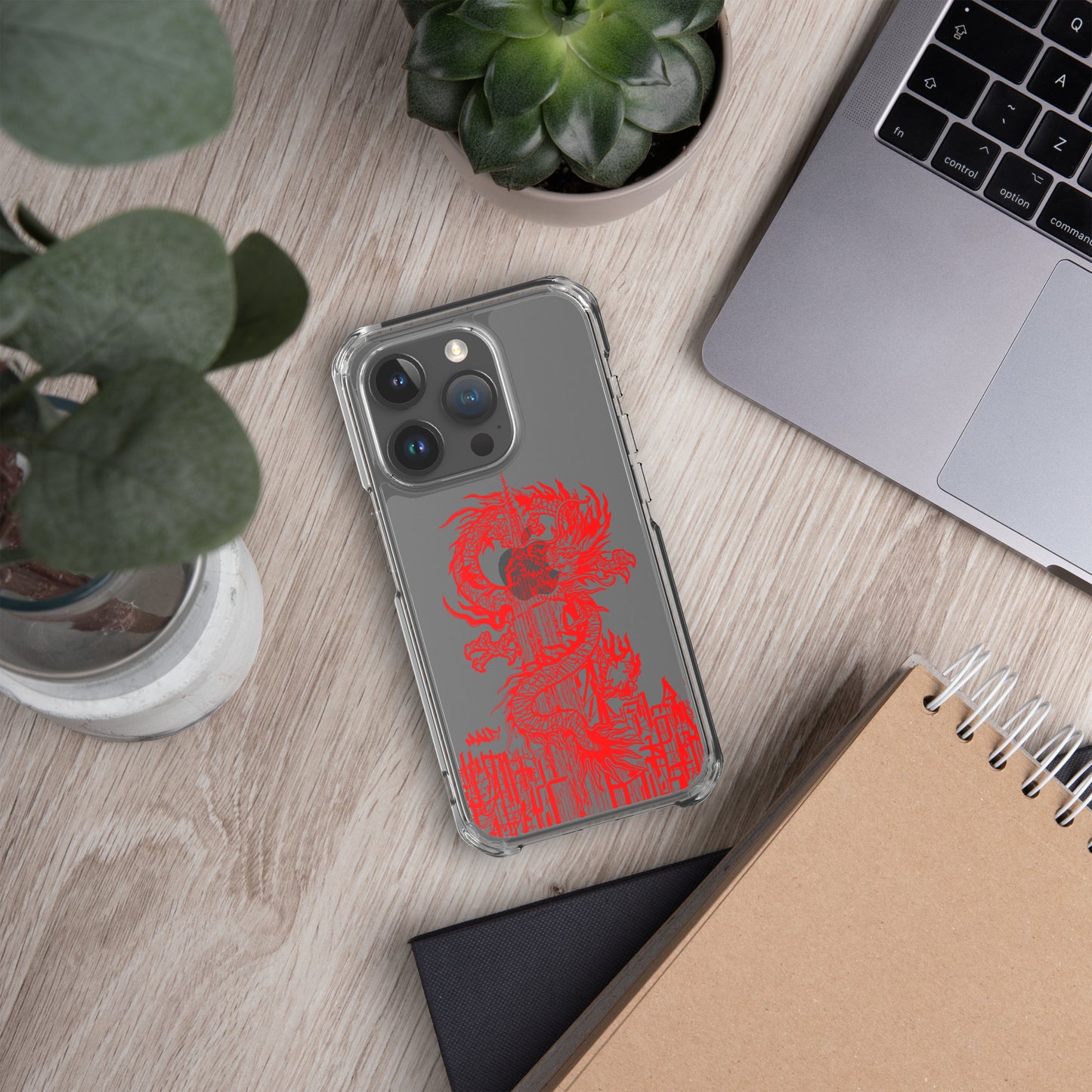 Year Of The Dragon Crimson iPhone® Case