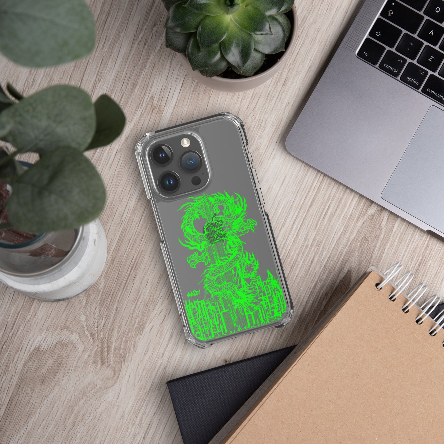 Year Of The Dragon for iPhone® Case Emerald