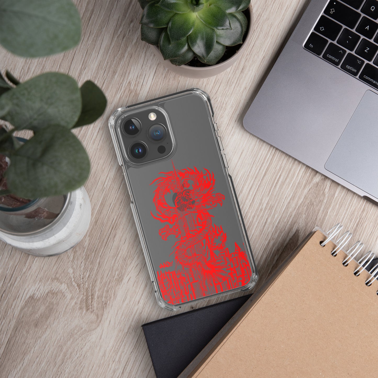 Year Of The Dragon Crimson iPhone® Case