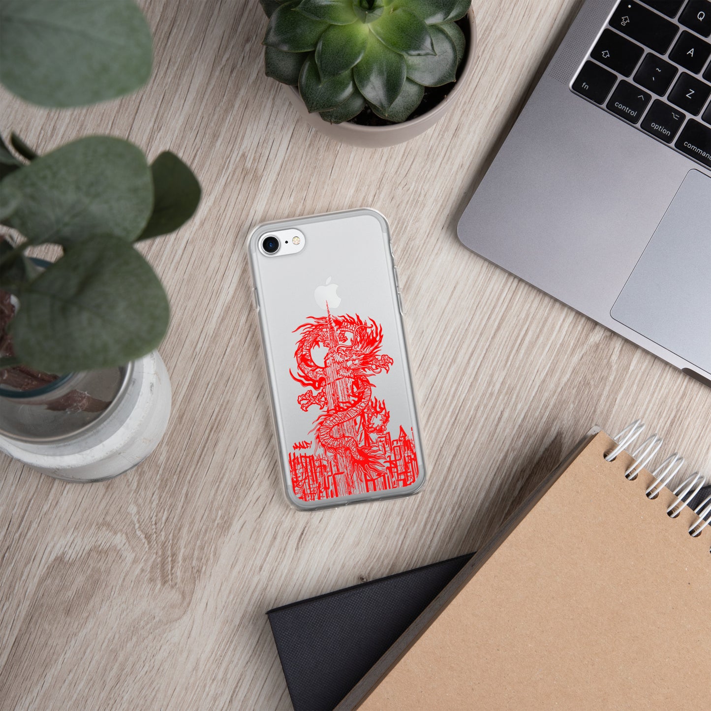 Year Of The Dragon Crimson iPhone® Case