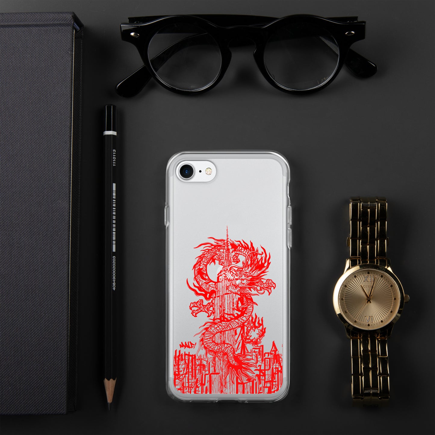 Year Of The Dragon Crimson iPhone® Case