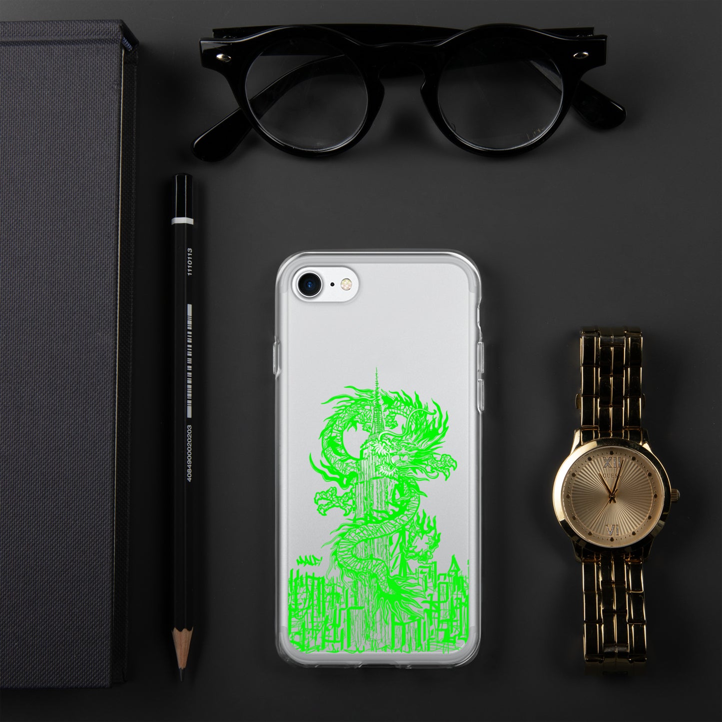 Year Of The Dragon for iPhone® Case Emerald