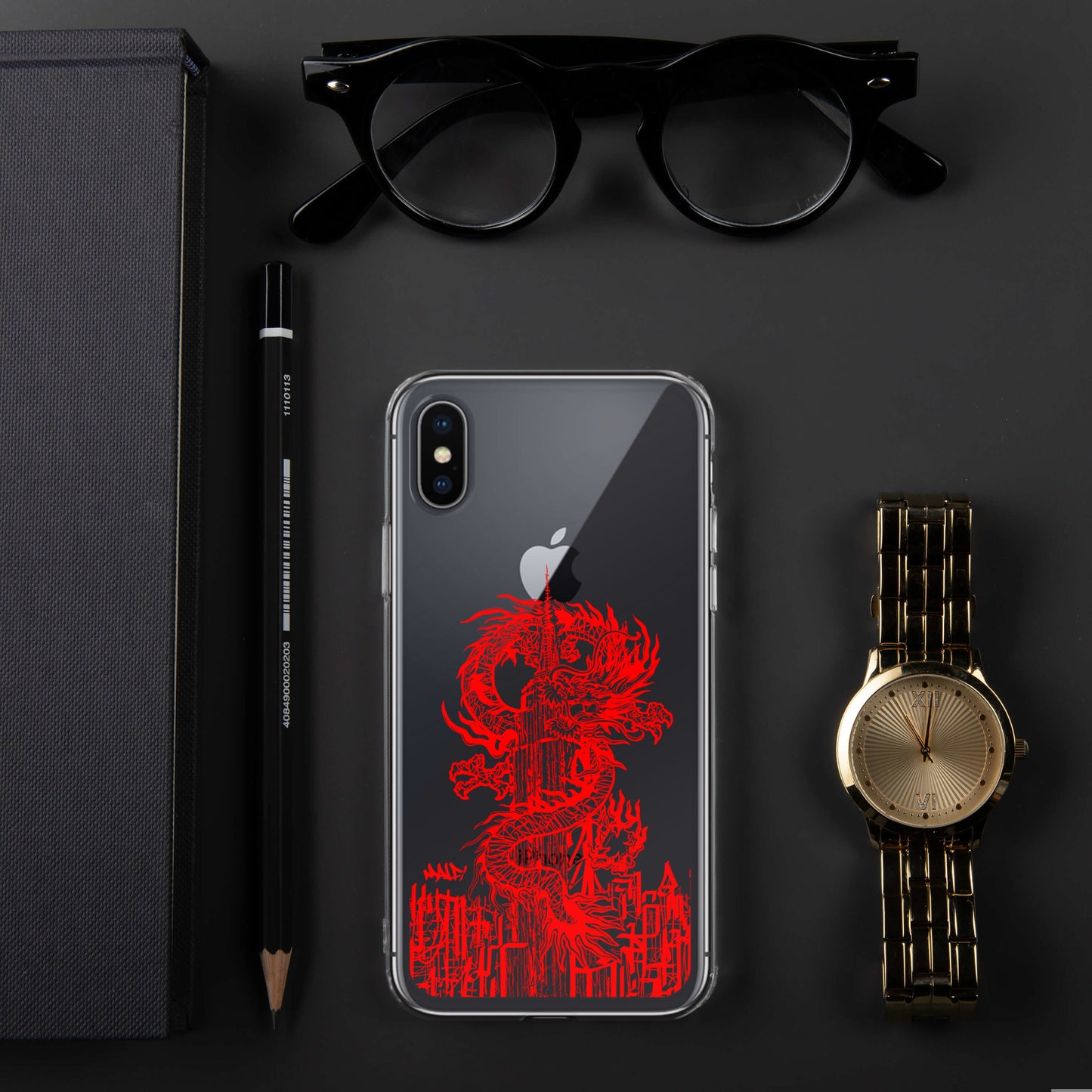 Year Of The Dragon Crimson iPhone® Case