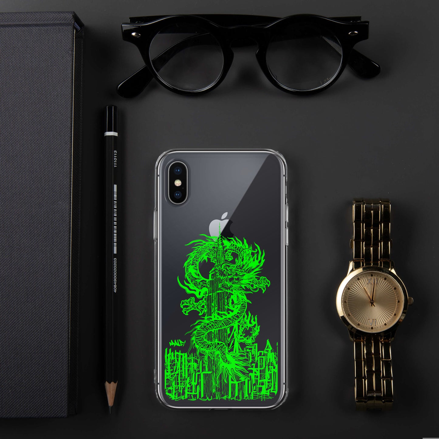 Year Of The Dragon for iPhone® Case Emerald