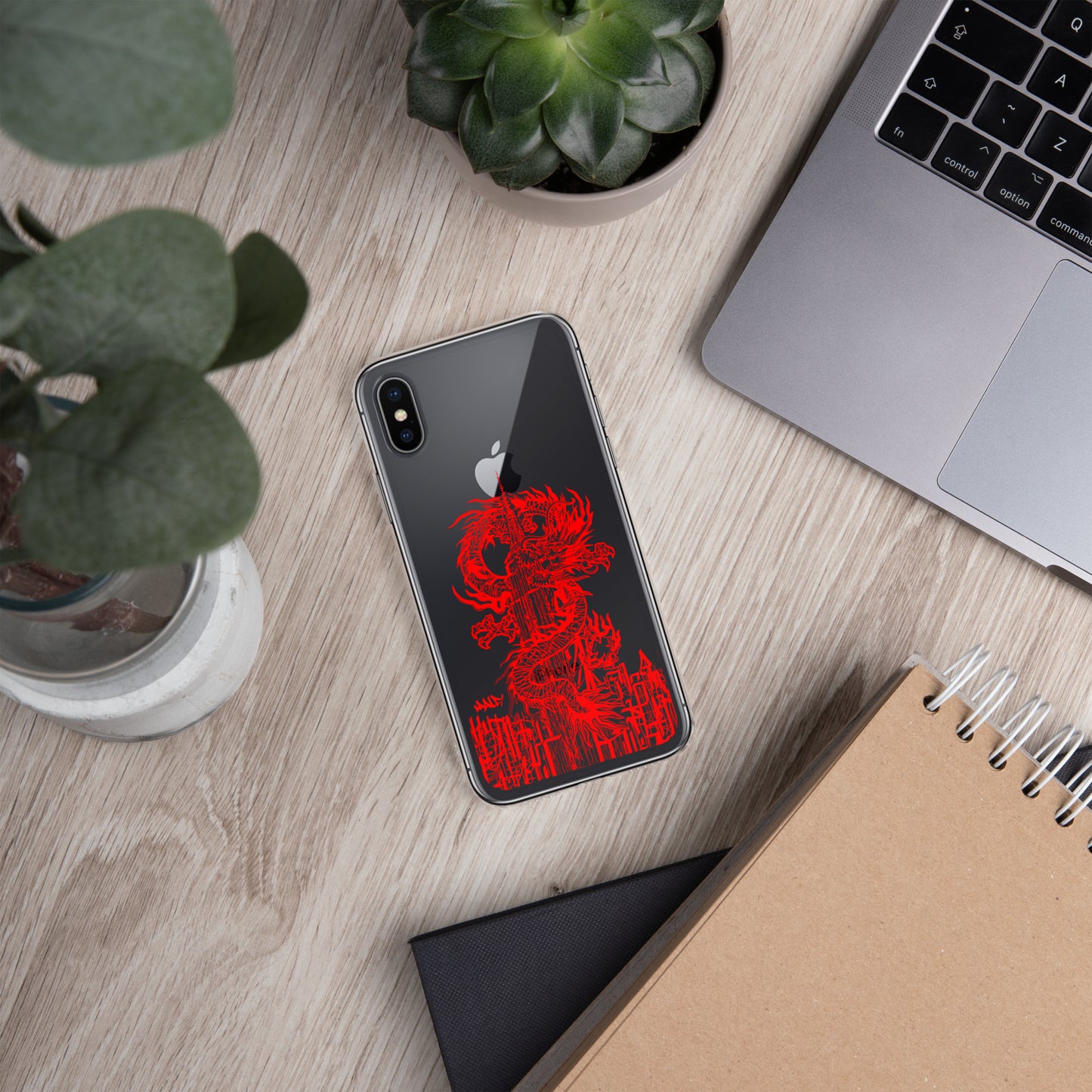 Year Of The Dragon Crimson iPhone® Case