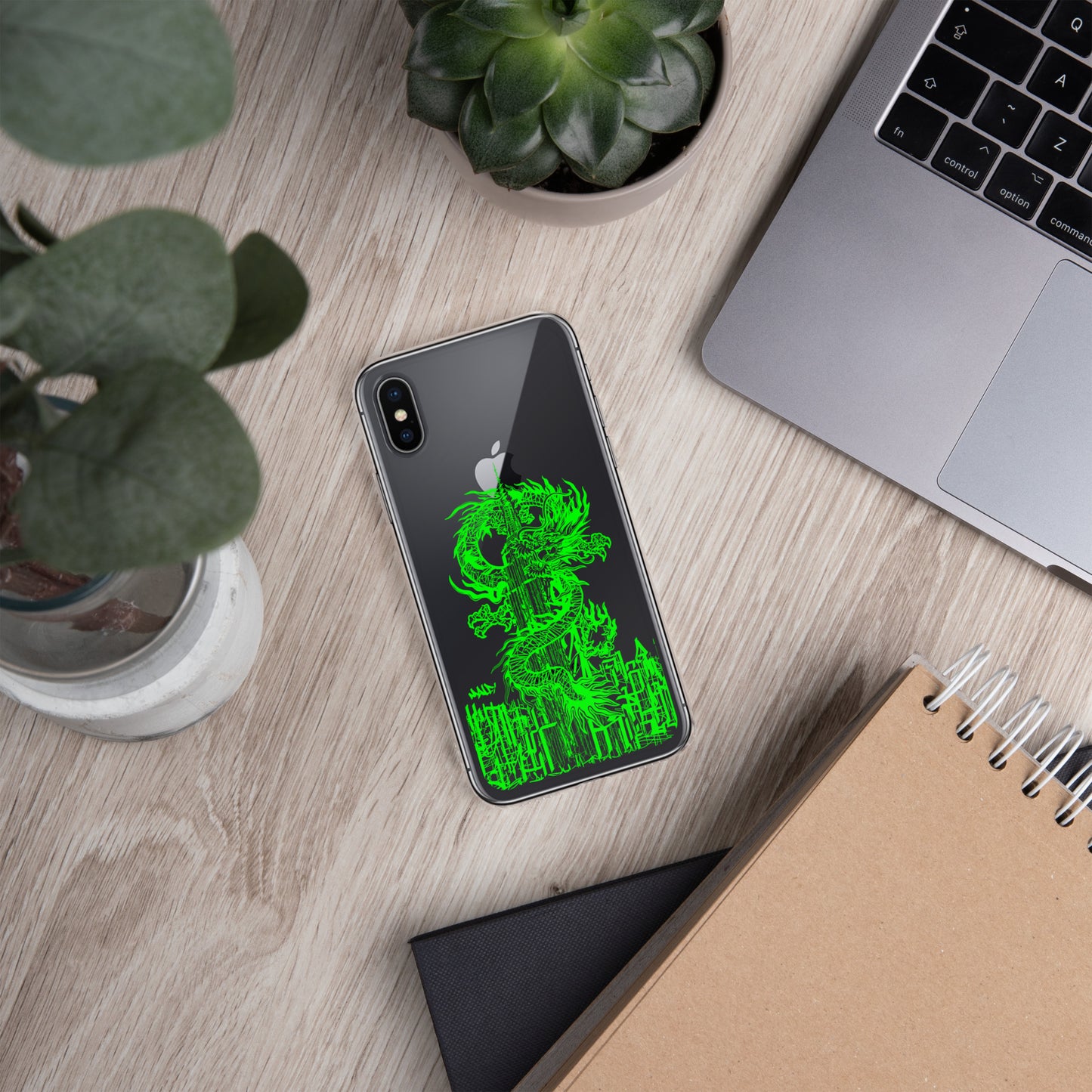 Year Of The Dragon for iPhone® Case Emerald