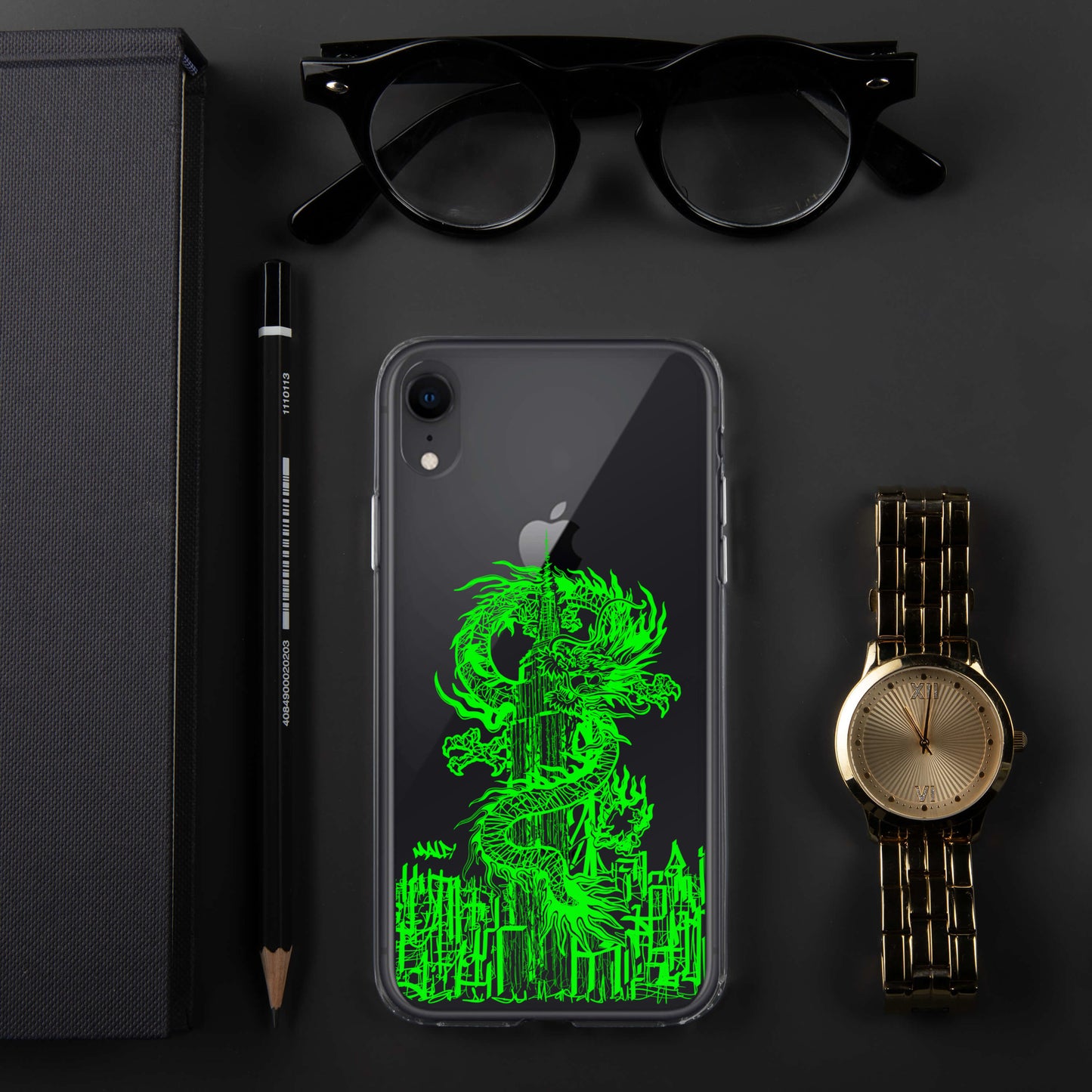 Year Of The Dragon for iPhone® Case Emerald