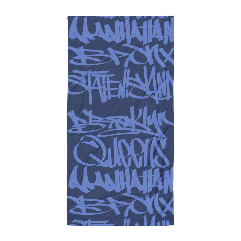 5 Boroughs Towel Azul