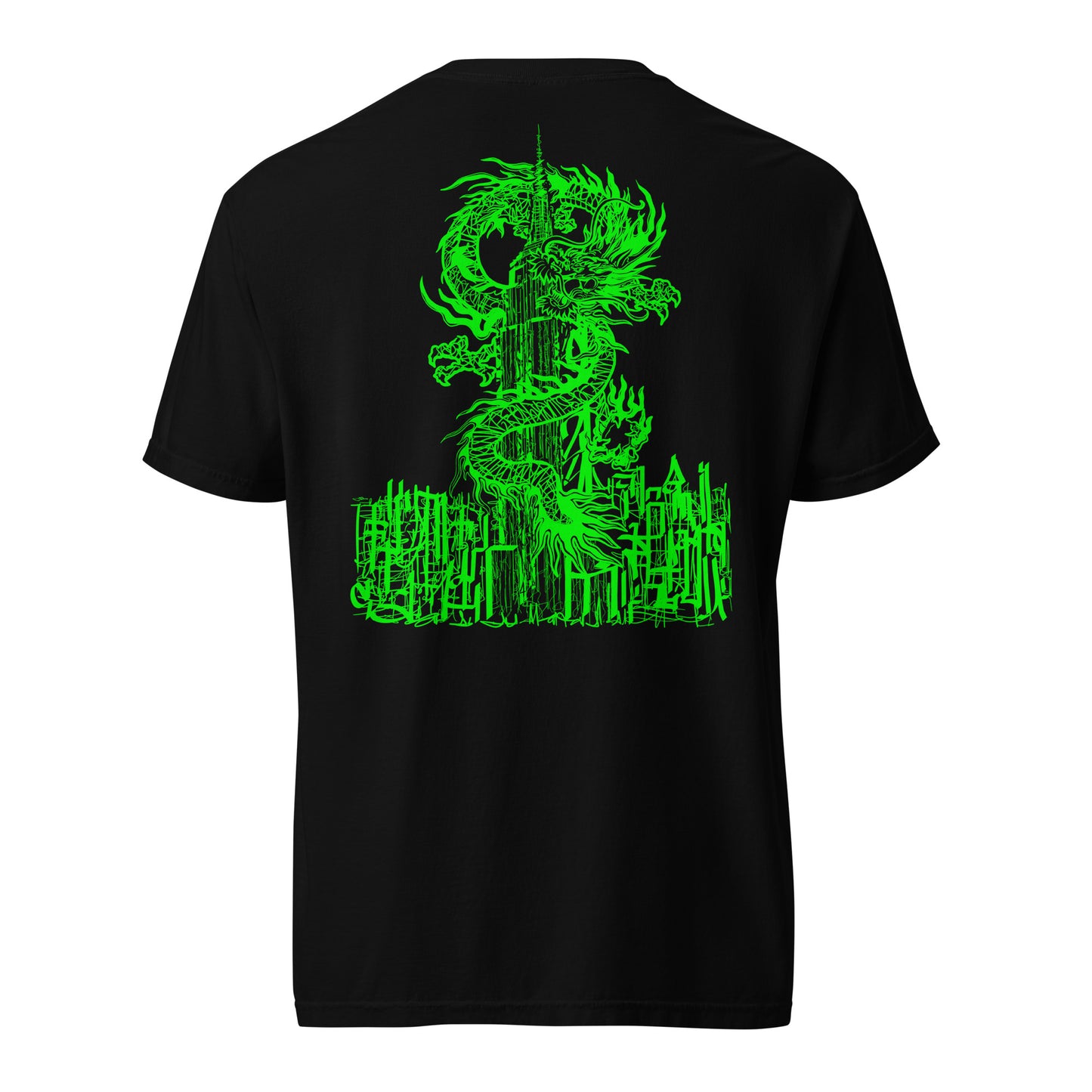 Year Of The Dragon Emerald Heavyweight Tee