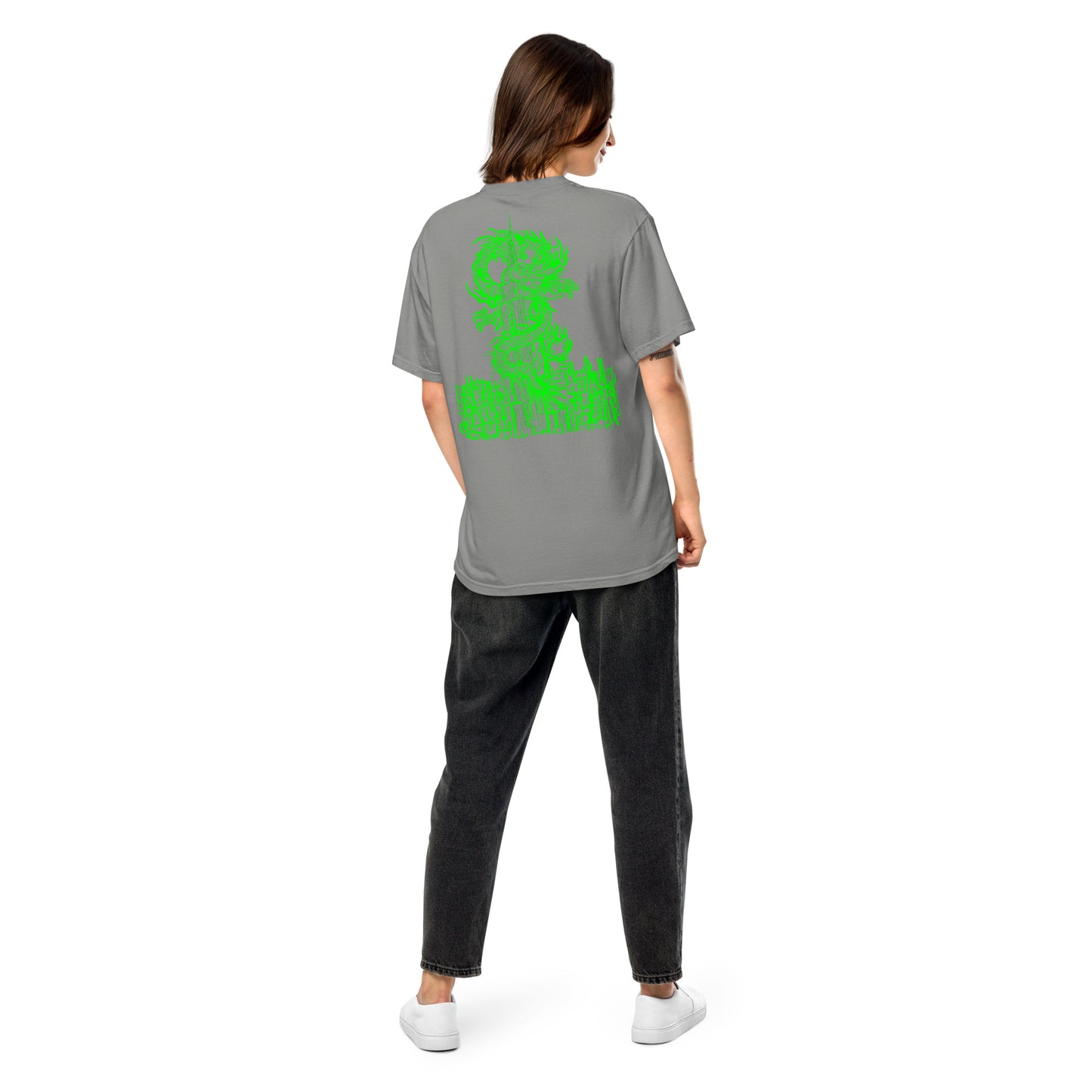 Year Of The Dragon Emerald Heavyweight Tee