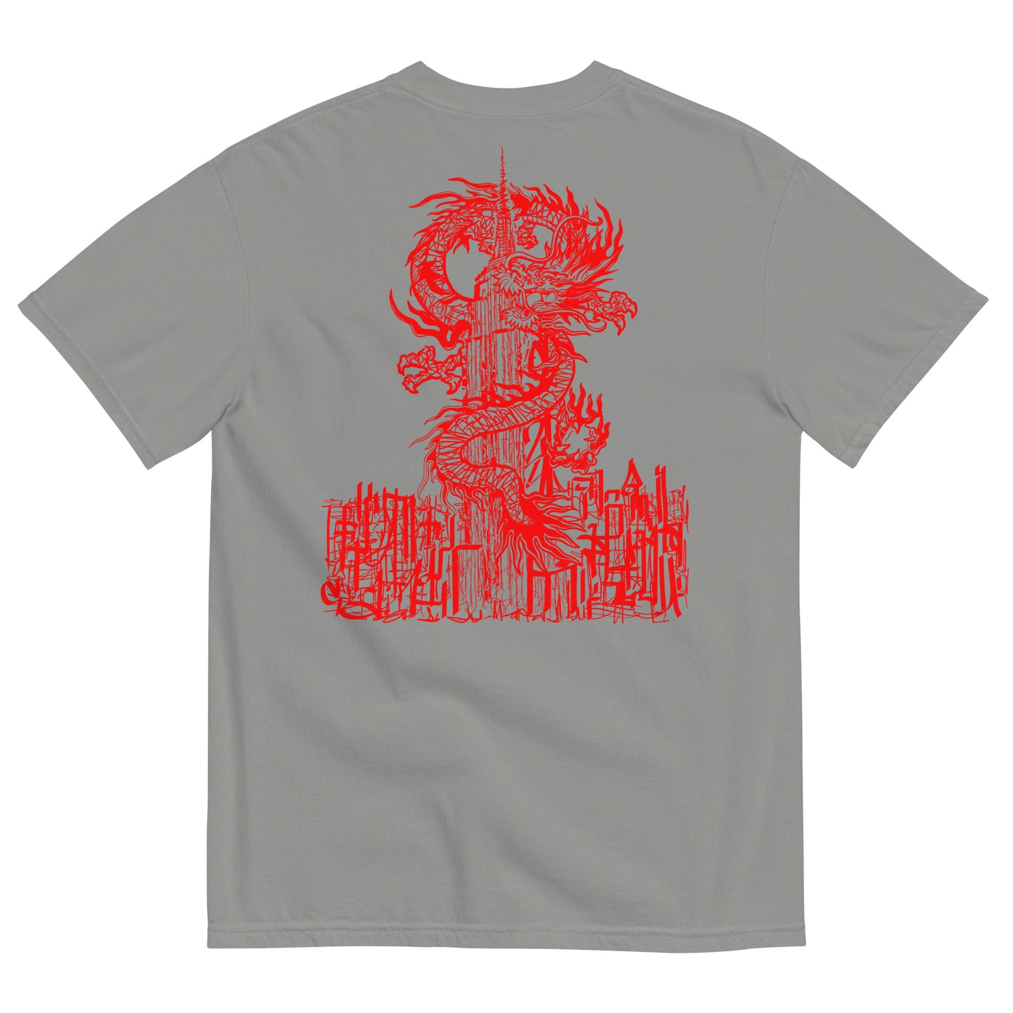 Year Of The Dragon Crimson Heavyweight Tee