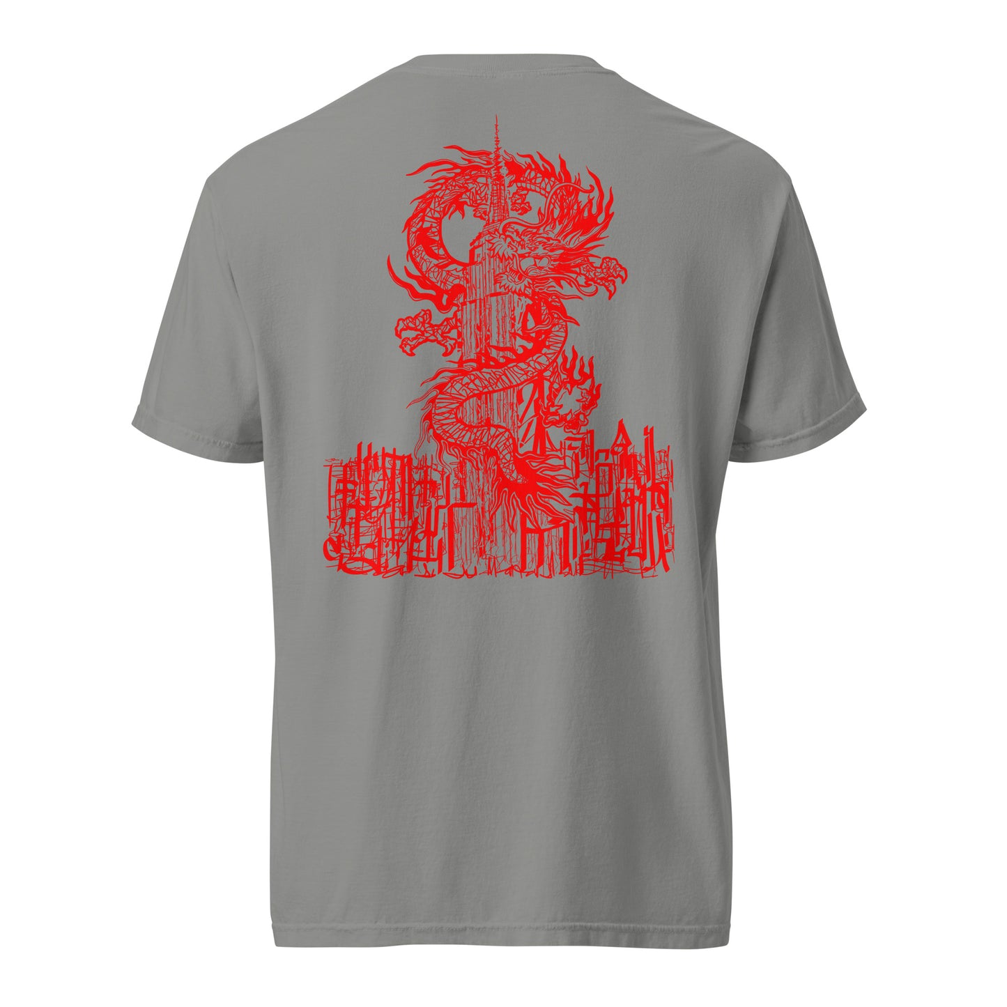 Year Of The Dragon Crimson Heavyweight Tee