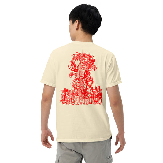 Year Of The Dragon Crimson Heavyweight Tee