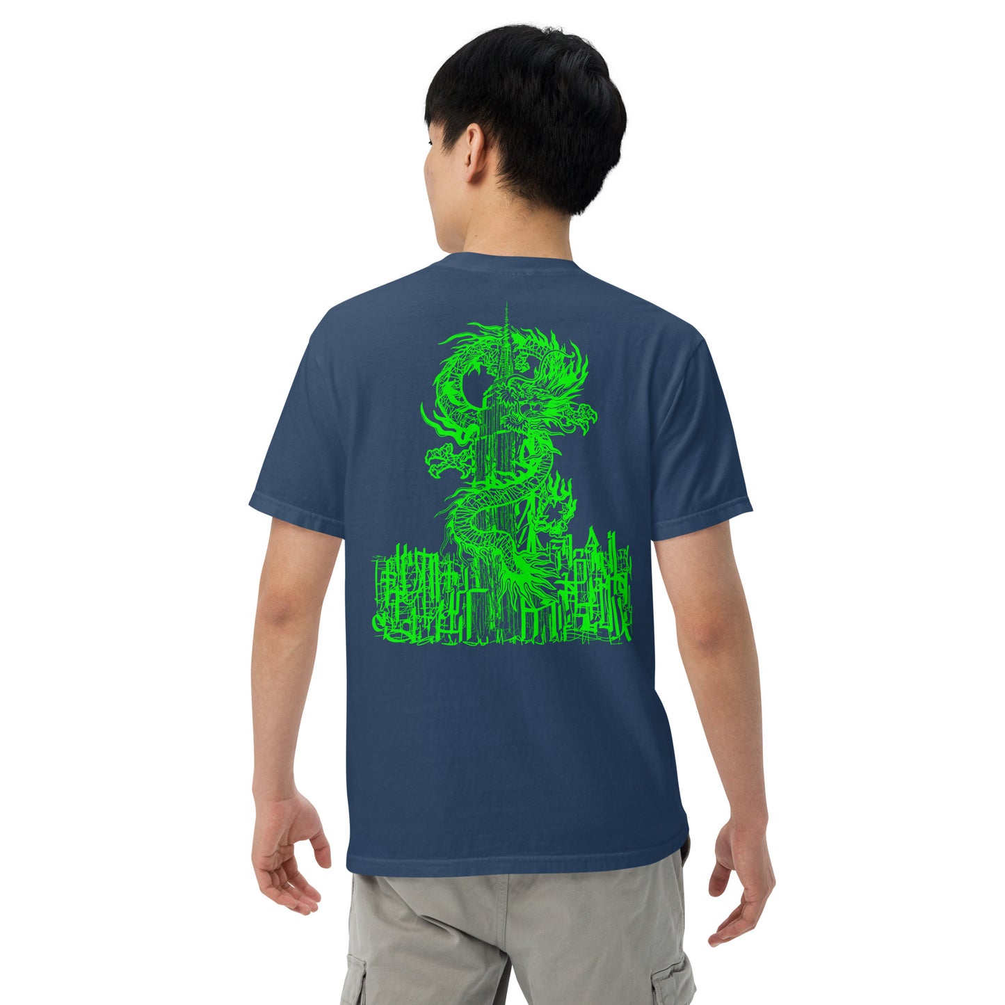 Year Of The Dragon Emerald Heavyweight Tee