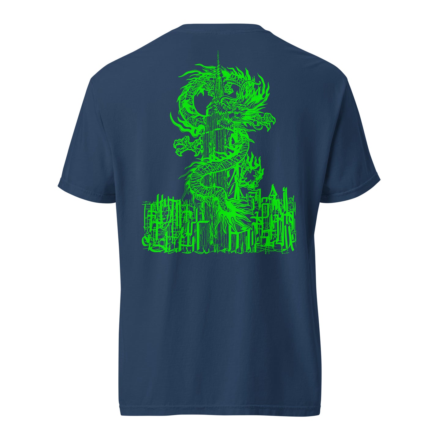 Year Of The Dragon Emerald Heavyweight Tee