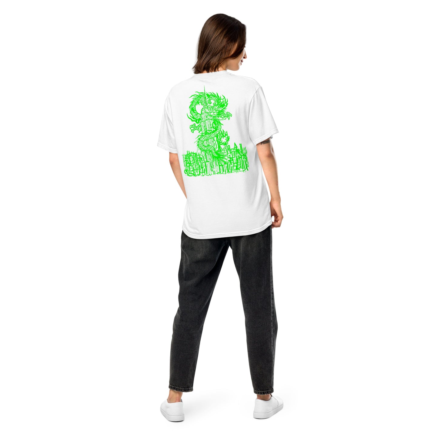 Year Of The Dragon Emerald Heavyweight Tee