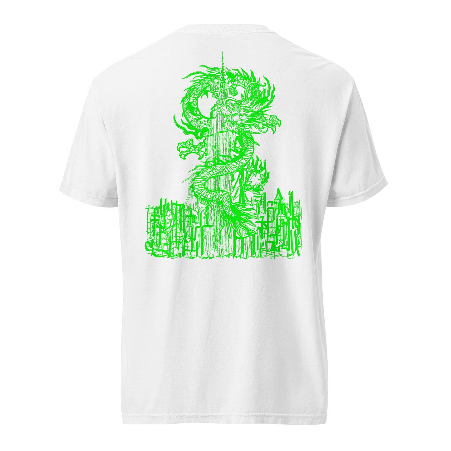 Year Of The Dragon Emerald Heavyweight Tee