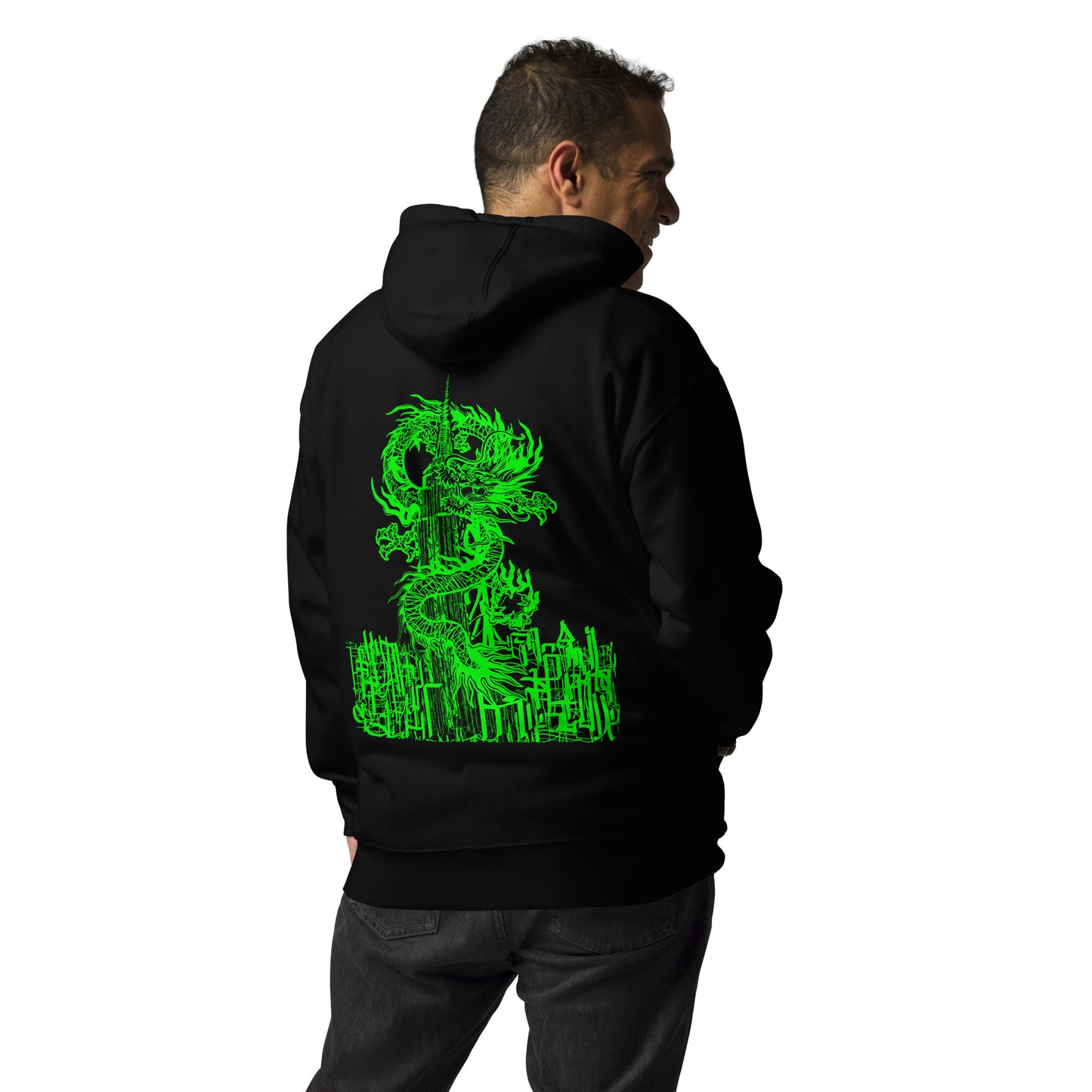 Year Of The Dragon Emerald Hoodie