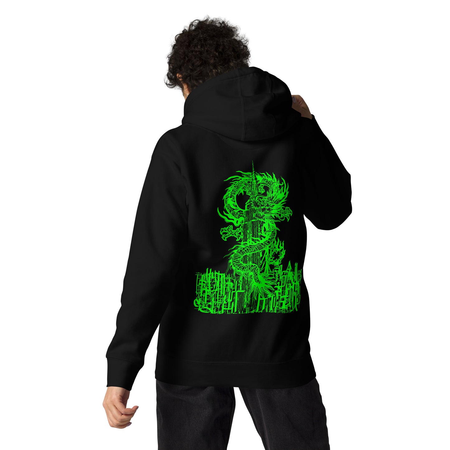 Year Of The Dragon Emerald Hoodie